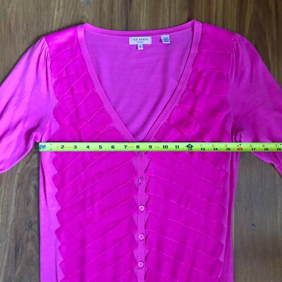 Ted Baker Hot Pink Romany Cardigan - Picture 10 of 12
